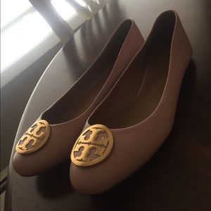 Tory Burch Benton Ballet Flats- Seashell Pink